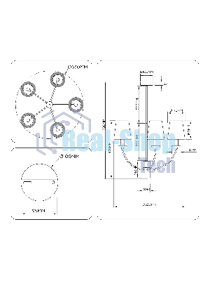 Люстра Ambrella light LH75351/5 SB/WH бронза/белый E14*5 max 40W D630*780