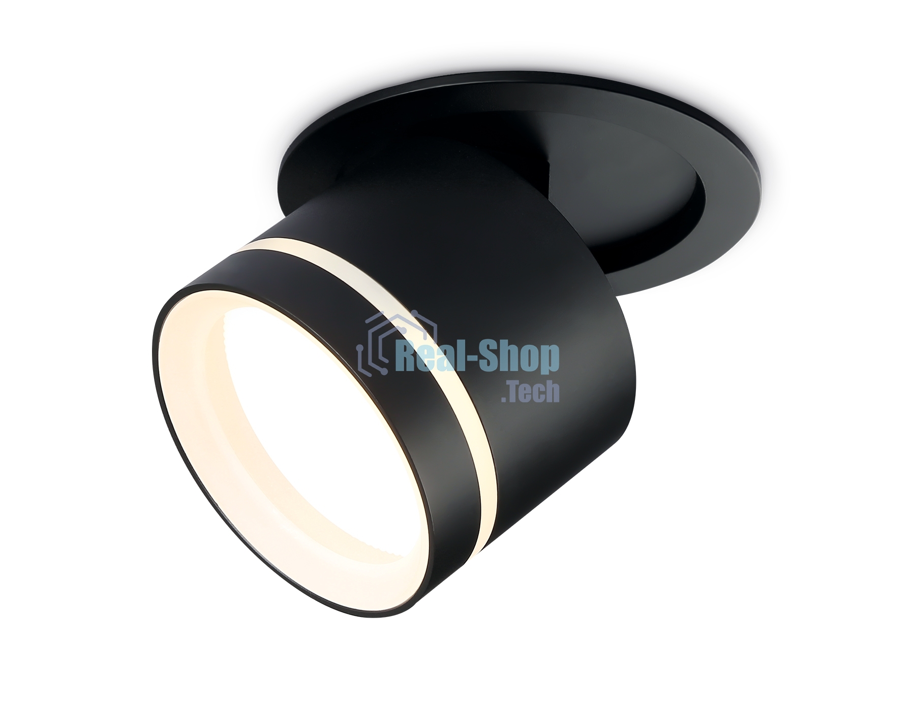 Светильник Ambrella light TA1432 SBK/FR черный песок/белый матовый GX53 D85*95