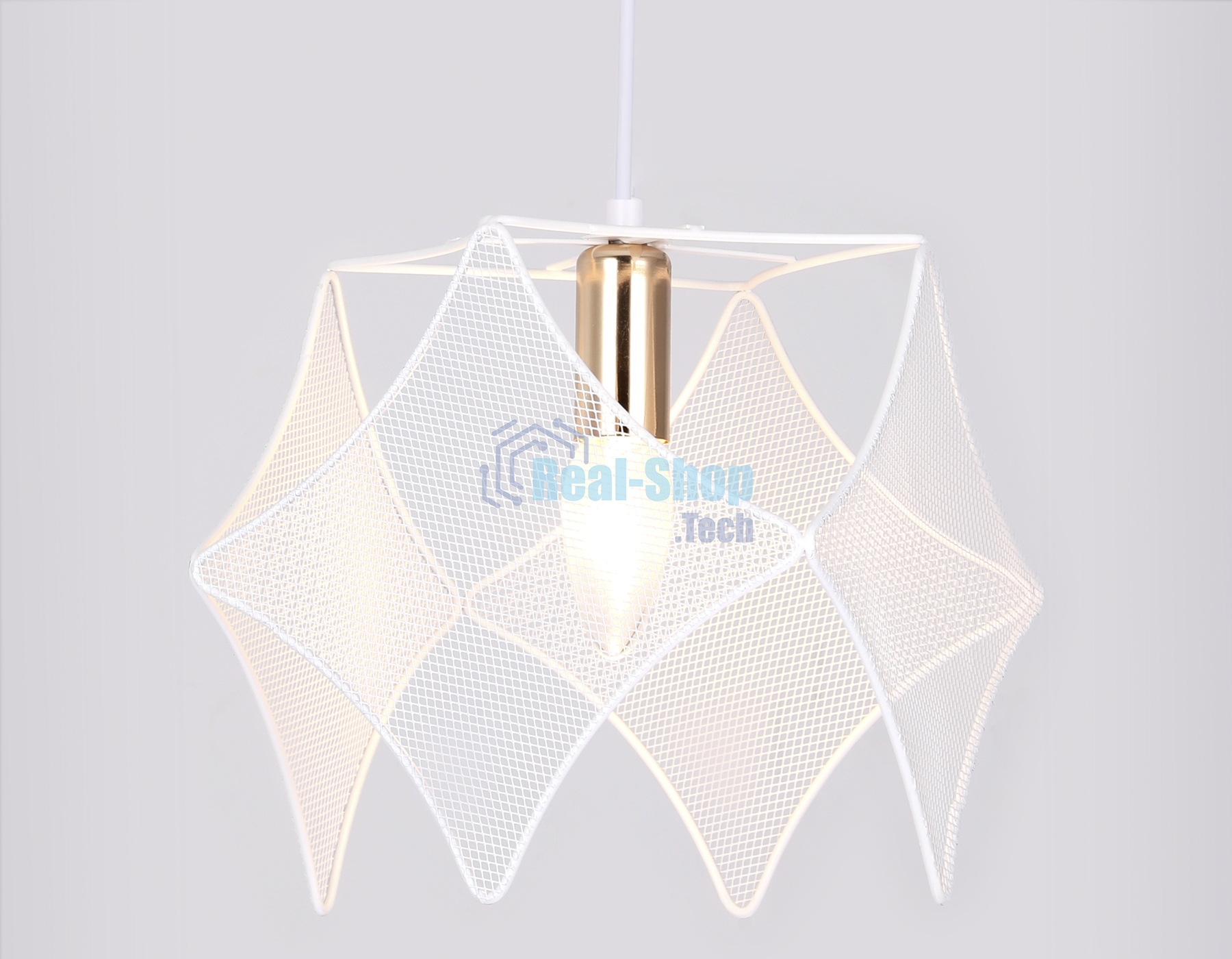 Светильник Ambrella light TR8420 WH/GD белый/золото E14 max 40W D285*1000