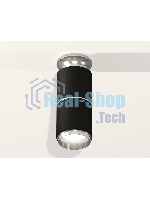 Светильник Ambrella Light XS6302221 SBK/PSL черный песок/серебро полированное MR16 GU5.3 (N6903, C6302, A2060, N6122)