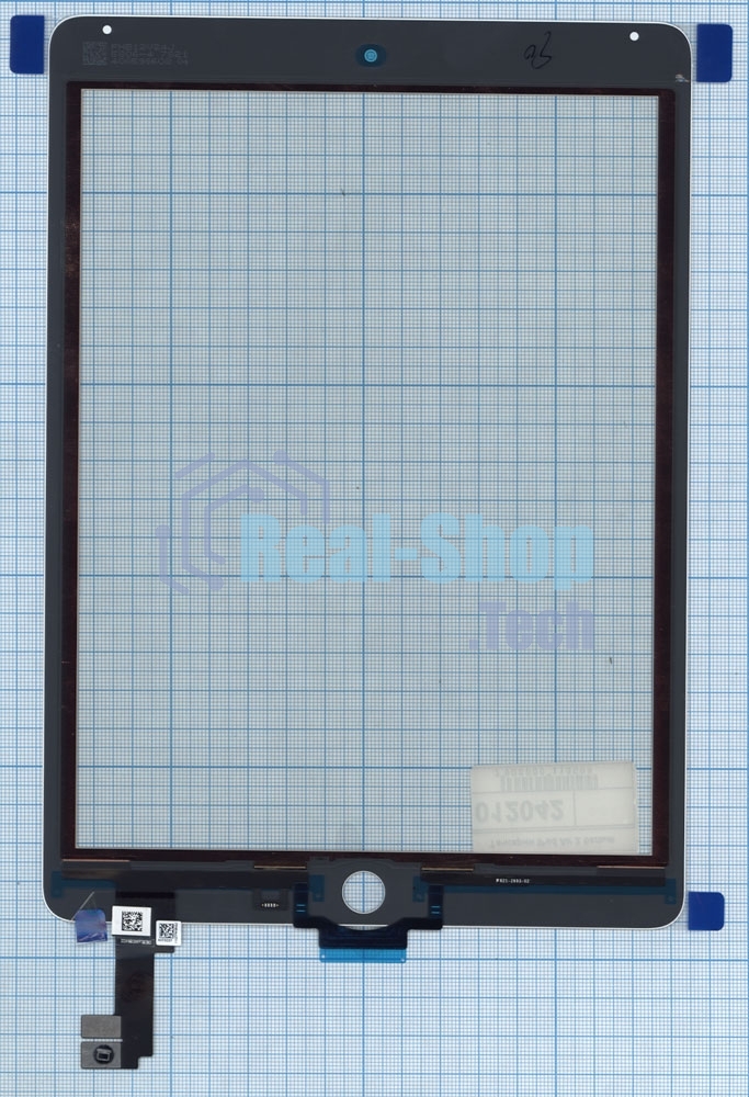 Сенсорное стекло (тачскрин) для iPad Air 2 (A1566, A1567) белое OEM