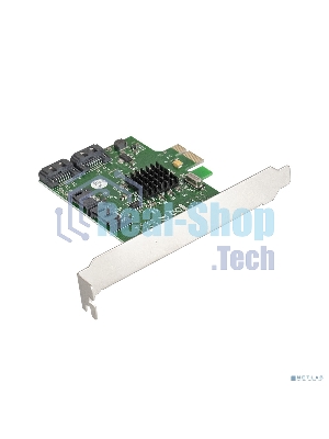 Контроллер ExeGate EXE-503 PCI-E 2.0, SATA3 6Gb/s, 4 int (OEM)