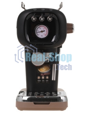 Кофеварка эспрессо BQ CM2004 черный, исп. кофе - молотый, 0.6 л, 1100 Вт, 20 бар