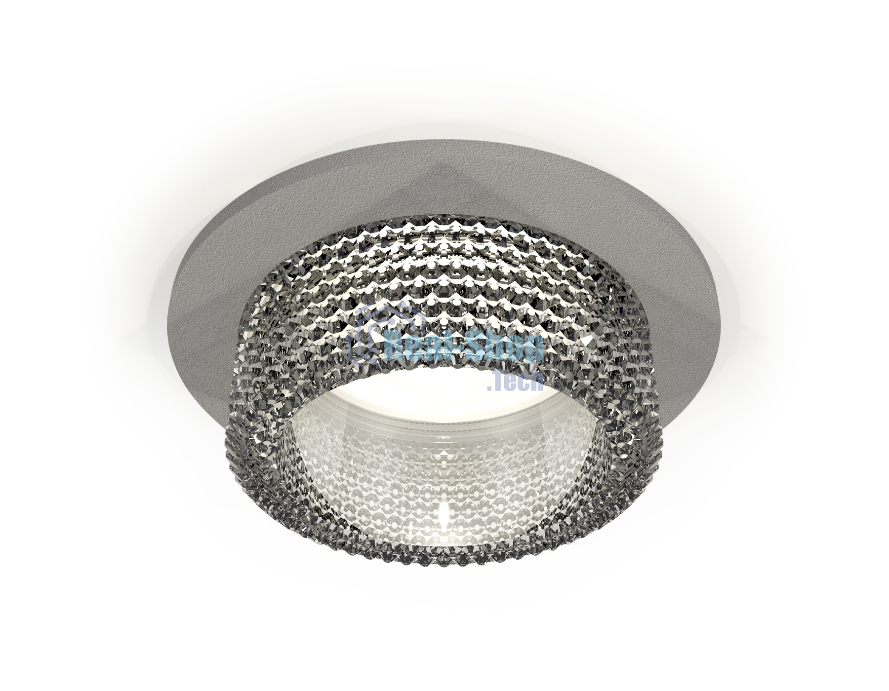 Комплект встраиваемого светильника Ambrella light XC6514040 SGR/CL серый песок/прозрачный MR16 GU5.3 (C6514, N6150)