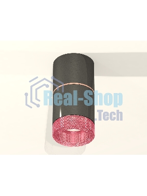 Светильник Ambrella Light XS7403102 DCH/PI черный хром/розовый MR16 GU5.3 (C7403, A2073, C7403, N7193)