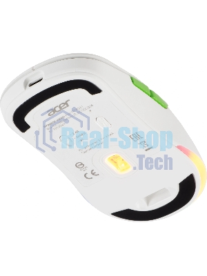Мышь беспроводная Acer OMR311 белый, 2400 dpi, радиоканал, Bluetooth, USB, кнопки - 7