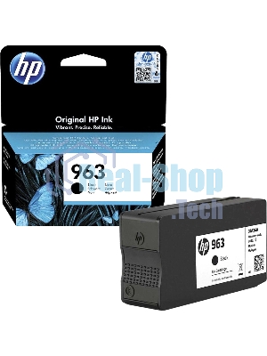Картридж струйный HP 963 3JA26AE черный (1000 стр) для HP OfficeJet Pro 901x/902x