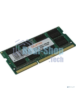 Оперативная память Qumo, DDR3, 8GB (1x8GB), 1600MHz, CL11, SO-DIMM