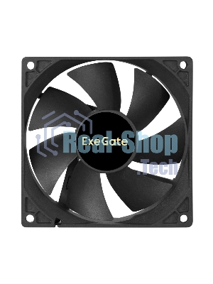 Вентилятор 12В DC ExeGate ExtraSilent ES09225S3P (92x92x25 мм, Sleeve bearing (подшипник скольжения), 3pin, 2000RPM, 25dBA)
