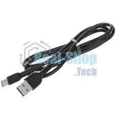 Кабель USB 2.0 HOCO X33, AM/Type-C, черный, 1м, 5А
