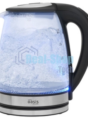 Чайник электрический Oasis K-8GS черный 2 л 2000 Вт