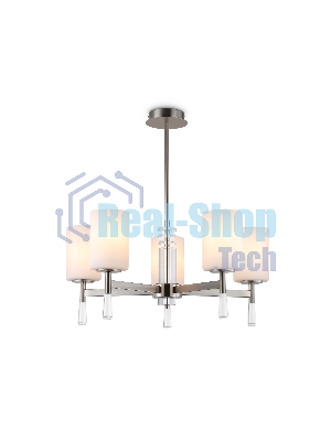 Люстра Ambrella light LH56251/5 SN/FR никель/белый матовый E27/5 max 60W D600*590