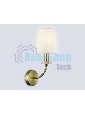 Настенный светильник Ambrella light LH75359 SB/WH бронза/белый E14 max 40W 140*205*350