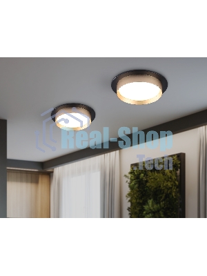 Светильник Ambrella light TN5228 BK/GD черный/золото GX53 max 12W D110*35
