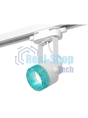 Светильник Ambrella light XT6601063 WH/BL белый/голубой MR16 GU10 (C6601, N6153)