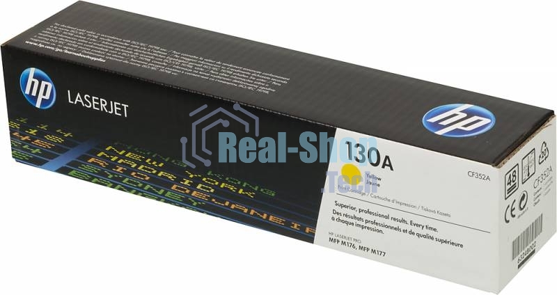 Тонер-картридж HP 130A CF352A желтый для HP M153/M176/M177