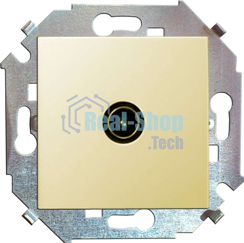Механизм розетки TV СП Simon15 одиночная сл. кость Simon 1591475-031