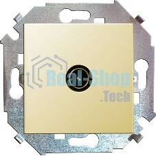 Механизм розетки TV СП Simon15 одиночная сл. кость Simon 1591475-031