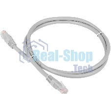 Патч-корд LANMASTER TWT-45-45-5.0/6-GY 5м UTP Cat 6 серый