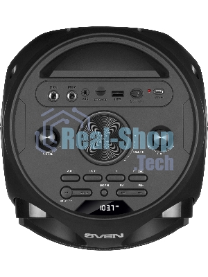Колонка АС SVEN PS-750, черный (80 Вт, TWS, Bluetooth, FM, USB, microSD, LED-дисплей, 2х4400мА*ч)