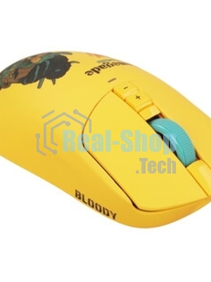 Мышь беспроводная/проводная A4Tech Bloody R72 Ultra Proxy Boom бежевый, 20000 dpi, радиоканал, USB, кнопки - 7