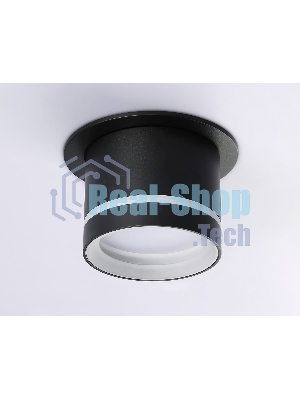Светильник Ambrella light TA1432 SBK/FR черный песок/белый матовый GX53 D85*95