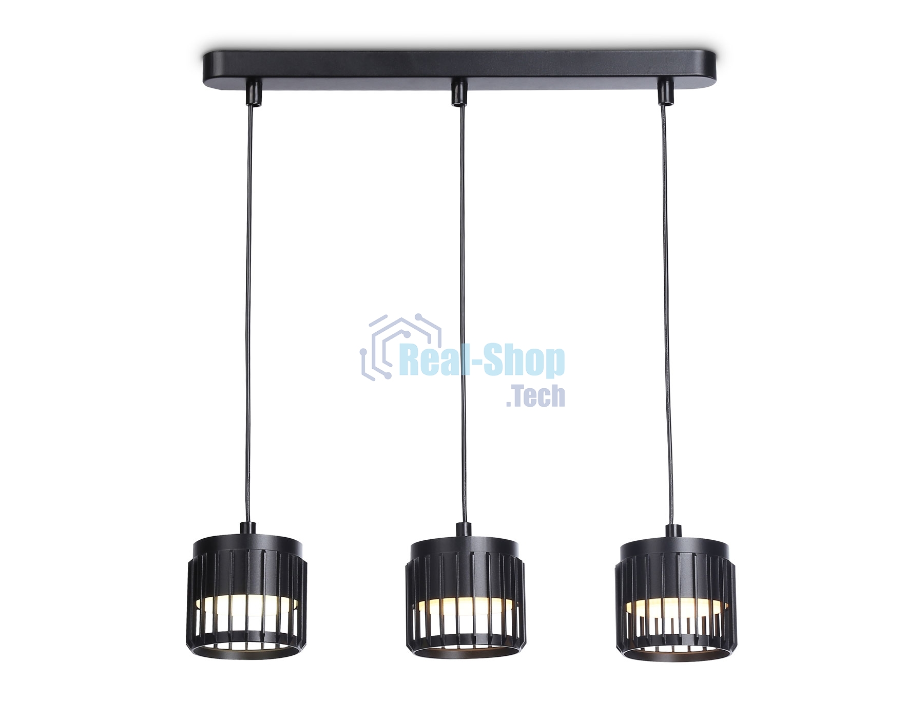 Светильник Ambrella light TN71175/3 BK черный GX53/3 400*100*1080