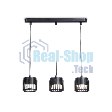 Светильник Ambrella light TN71175/3 BK черный GX53/3 400*100*1080
