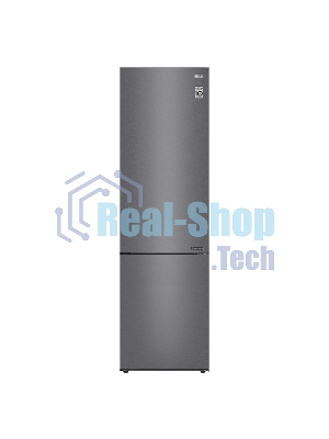 Холодильник LG GA-B509CLCL графитовый двухкамерный 277/107л морозилка снизу, No Frost