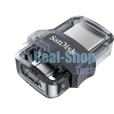 Флешка USB SanDisk DD3 Ultra (SDDD3-032G-G46), 32Gb, USB 3.0/microUSB, R/W 130/30, черный