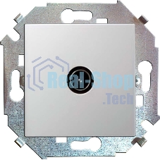 Механизм розетки TV СП Simon15 одиночная белый Simon 1591475-030