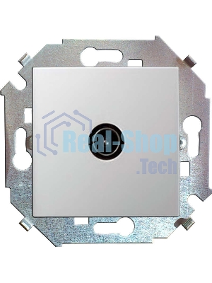 Механизм розетки TV СП Simon15 одиночная белый Simon 1591475-030
