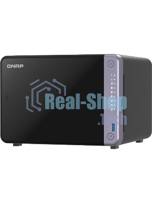 Сетевое хранилище NAS Qnap TS-632X-4G 6-bay настольный Alpine AL-524