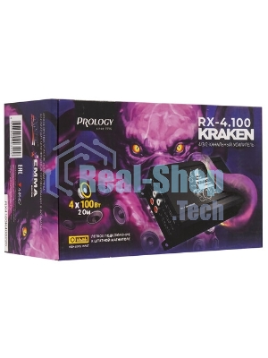 Усилитель автомобильный Prology RX-4.100 KRAKEN четырехканальный