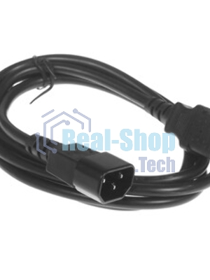 Кабель питания сист.блок-монитор Cablexpert PC-189-1-5M, 5м, C13-C14, 3x1кв.мм., черный, с заземлением