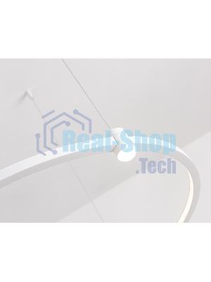 Подвесной светодиодный светильник Ambrella light FL5521/2+6 WH белый 45W 3000K/4200K/6400K D600/400*1300 (без ПДУ)
