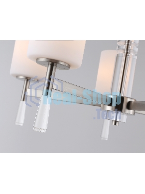 Люстра Ambrella light LH56251/5 SN/FR никель/белый матовый E27/5 max 60W D600*590