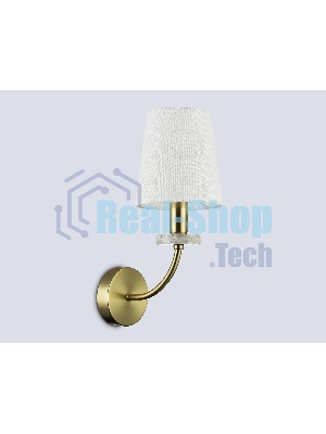 Настенный светильник Ambrella light LH75359 SB/WH бронза/белый E14 max 40W 140*205*350