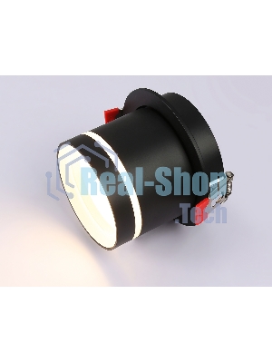 Светильник Ambrella light TA1432 SBK/FR черный песок/белый матовый GX53 D85*95
