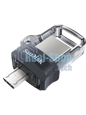 Флешка USB SanDisk DD3 Ultra (SDDD3-032G-G46), 32Gb, USB 3.0/microUSB, R/W 130/30, черный