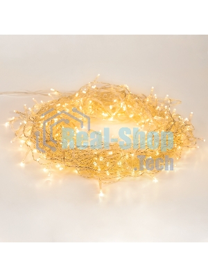 Гирлянда Neon-night Твинкл-Лайт 20 м, прозрачный ПВХ, 160 LED, теплый белый