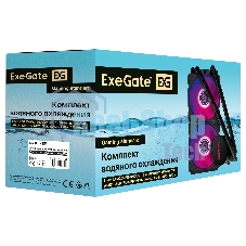 Система жидкостного охлаждения ExeGate BlackWater-240V2.PWM.RGb черный, 120 мм, алюминий, 2000 об/мин, 22 дБ, 4 pin, 220 Вт
