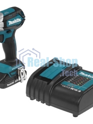 Дрель-шуруповерт Makita DTD153SY, 18 В, 1,5 Ач, 170 Нм, бесщеточный, ударный