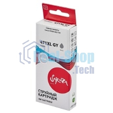 Картридж струйный Sakura 0350C001 (471XL GY) для Canon, серый, 10,8 мл., 350 к.