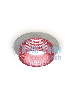 Комплект встраиваемого светильника Ambrella light XC6514042 SGR/PI серый песок/розовый MR16 GU5.3 (C6514, N6152)