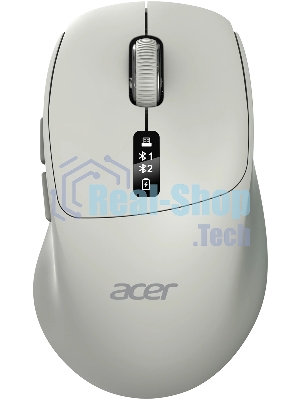 Мышь Acer OMR503 светло-серый оптическая 3200dpi silent беспров. BT/Radio USB 4but (ZL.MCE11.01C)