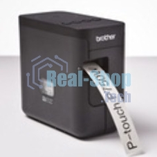 Принтер для наклеек Brother P-Touch PT-P750W (ленты TZe, HSe 3,5/6/9/12/18/24 мм, 30 мм/с, 180х360т/д, автообрез. с полуобрезкой, печать ШК, USB2.0, WiFi, NFC, Wi-Fi Direct, БП, USB-кабель, ПО, лента 24мм/4м, замена PT-2430PC)
