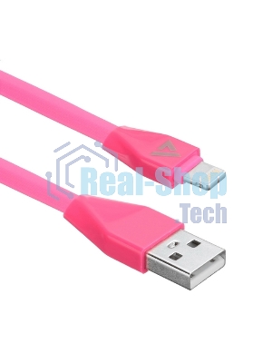 Кабель USB ACD-Life Lightning - USB-A TPE, 1м, маджента