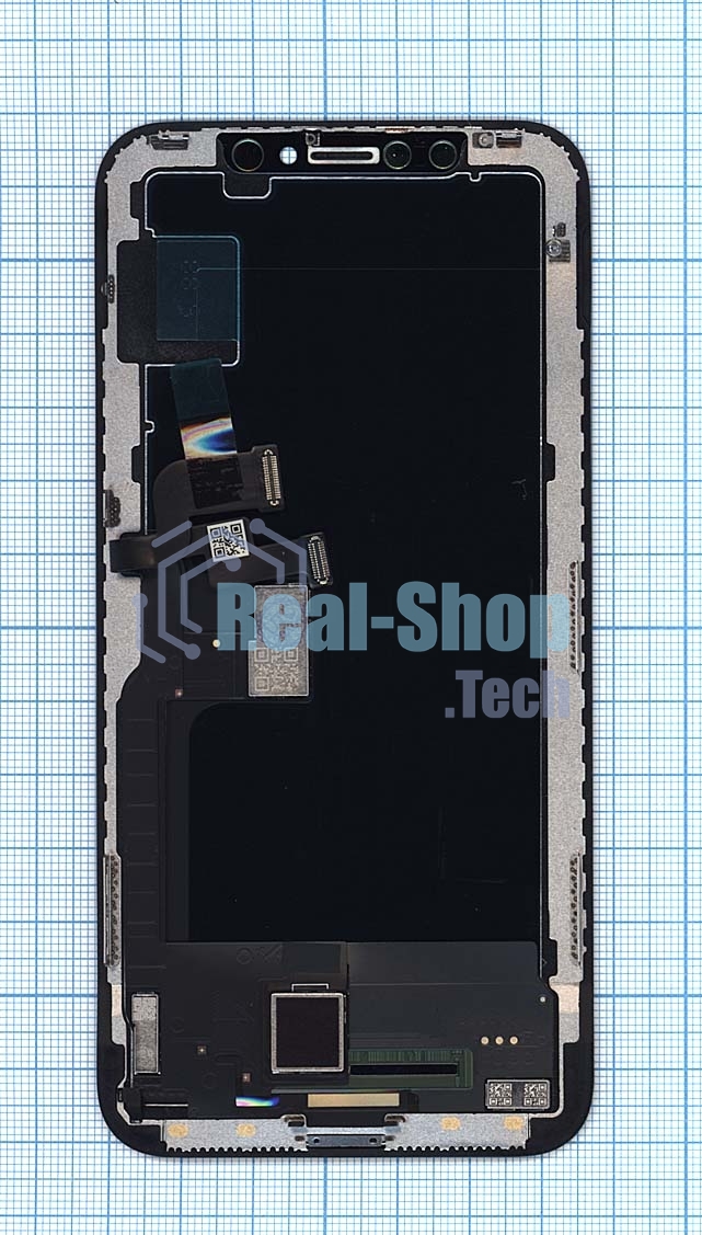 Дисплей для iPhone X в сборе с тачскрином (OLED ALG) черный