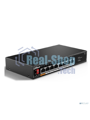 Коммутатор Dahua DH-SF1008LP, 8×100 Мбит/с, неуправляемый